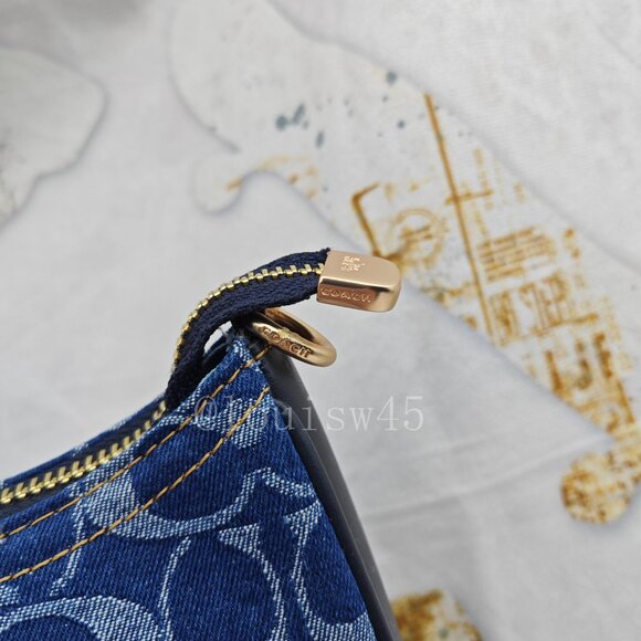 Coach Teri Crossbody Bag Denim Blue - Picture 4 of 12